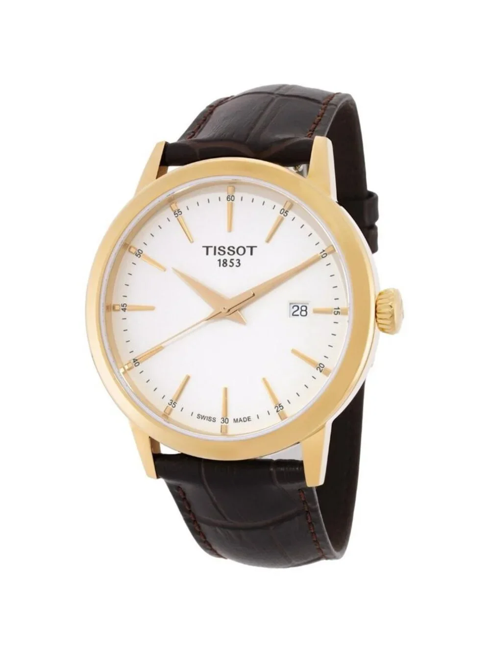 NWT Tissot Classic Dream Quartz Ivory Dial Watch